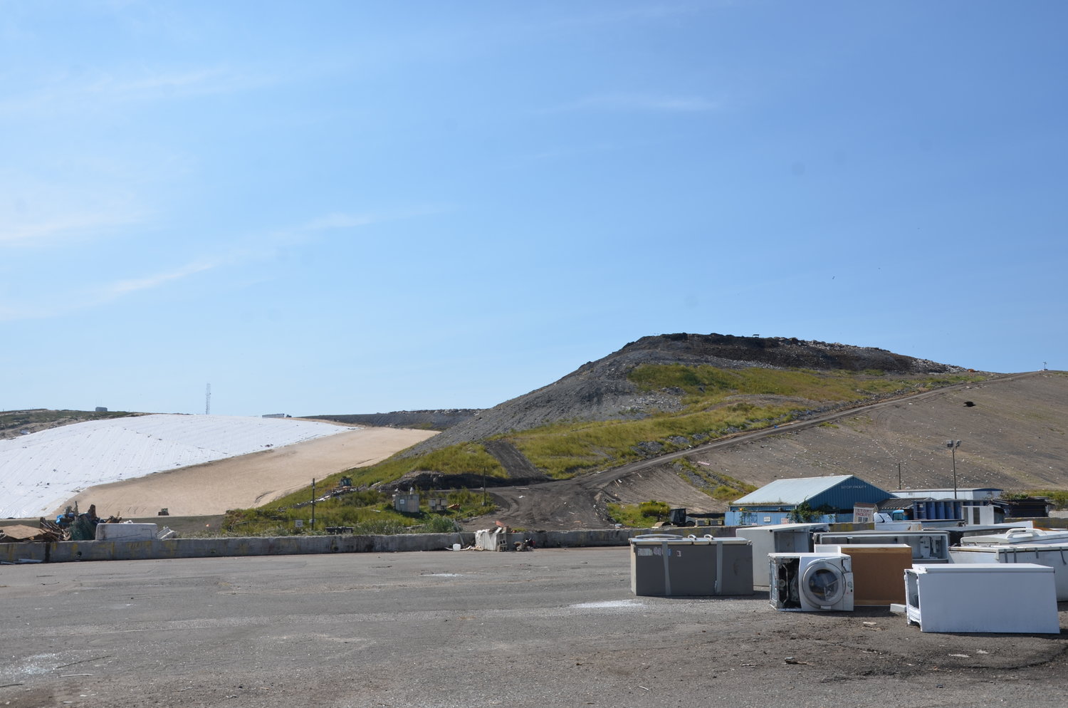 Brookhaven Town began exploring the addition of an ashfill to solve the potential garbage issues when the landfill closes in 2024. The town originally eyed about 50 to 60 acres east of their Materials Recovery Facility.